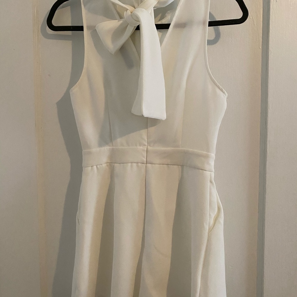 Red Dress Boutique White Ruffled Romper - Picture 3 of 3